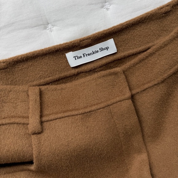 The Frankie Shop Large Malvo Camel Wool Blend Maxi Skirt - Picture 8 of 12